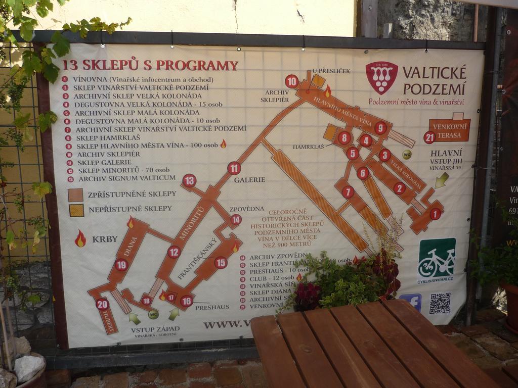 Ubytovani Nad Sklipkem Valtice Exterior foto